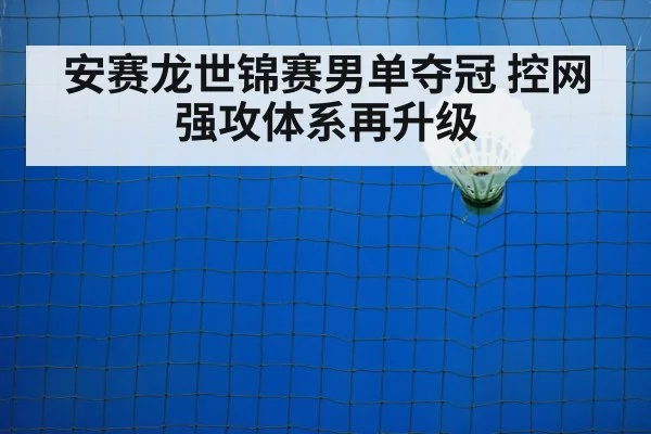 安赛龙世锦赛男单夺冠 控网强攻体系再升级 - nine game